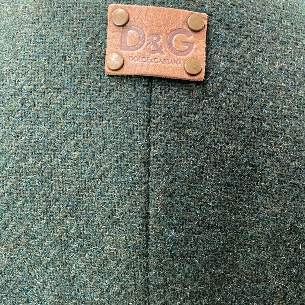 🌟 VINTAGE DOLCE & GABBANA Hunter Green Blazer RARE - Picture 7 of 8